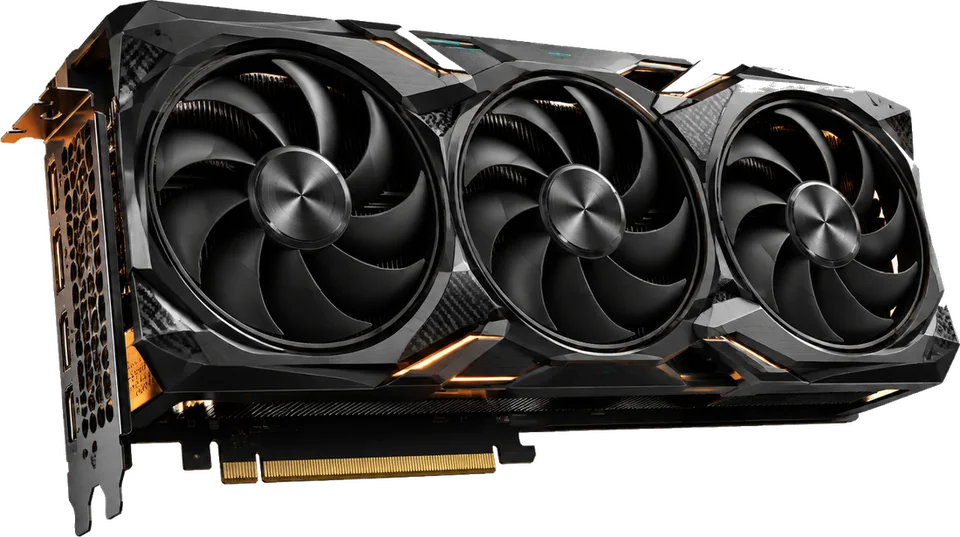 Triple-fan graphics card